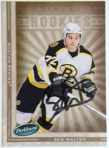 Boston Bruins Ben Walter signiert 05/06 Parkhurst Rookie Karte Autogramm - Bild 1 von 1