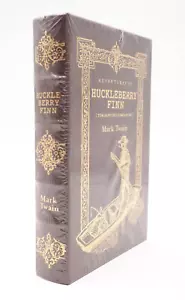 "Huckleberry Finn" Twain - Easton Press Collectors Edition Leather/Gold SEALED! - Foto 1 di 3
