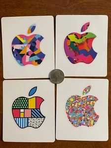Apple Logo Sticker New and Genuine with Various Pattern Options - Picture 1 of 1