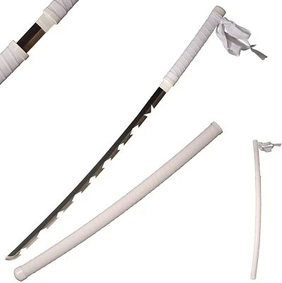 41" Metal Demon Slayer Inosuke Hashibira Samurai Sword Katana Cosplay Steel Gift