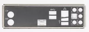 MSI Z170A SLI - ATX Blende Slotblende IO Shield Slotblech (#21261) - Bild 1 von 1
