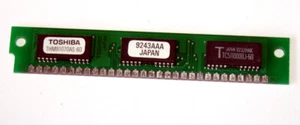 1 MB Simm 30-pin 1Mx9 Parity 60 ns 3-Chip 'Toshiba THM91070AS-60' - Photo 1/2