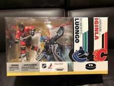 Super Rare McFarlane Toys 2 HOF Jarome Iginla Roberto Luongo NHL 2 Pack Box