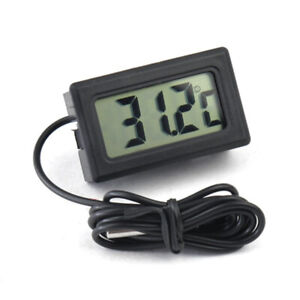 Aquarium Tester Car Digital LCD Temperature Thermometer 1m Probe Temp Sensor