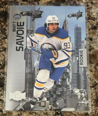 2023-24 Skybox Metal Universe Matt Savoie #172 (RC) - Image 1 of 2