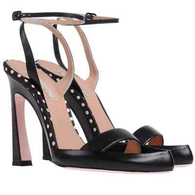 Sandalias de cuero NINA RICCI NUEVAS EN CAJA $450. IT 40 US 9 Foto 1 de 4