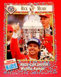 Rick Mears 1991 Sports Illustrated Kids HOF Race Car-Driver Card No. 290 - Picture 1 of 2