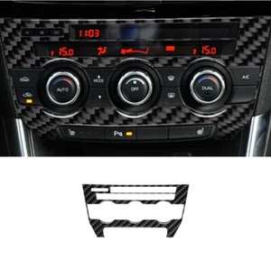 Cubierta de salida de ventilación de aire acondicionado central de fibra de carbono para Mazda CX-5 2013-2015 tipo A - Imagen 1 de 16