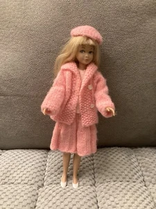 Handmade Pink Knit Skipper Outfit 3 Piece - Picture 1 of 3