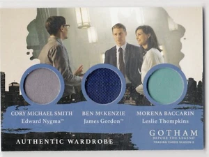 Cryptozoic Gotham Season 2 Triple Wardrobe #TM1 E Nygma J Gordon L Thomplkins - Picture 1 of 1