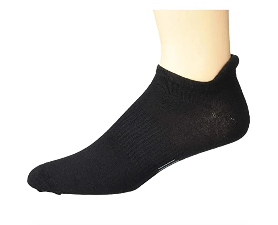Wrightsock L97841 Unisex Black Ultra Thin Tab Socks Size Medium - Image 1 of 1