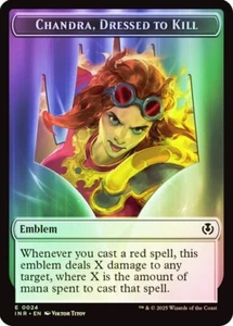 Chandra, Dressed to Kill / Human Token Foil Innistrad Remastered NM MTG - Picture 1 of 2