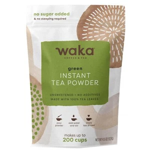 Waka Premium Instant Tee — Klassisches Konzentriertes Grünteepulver — Ohne Zucker A... - Bild 1 von 6
