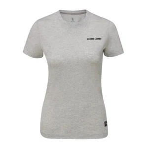 CAN-AM SIGNATURE T-SHIRT WOMEN'S CAN-AM OFF ROAD TEE SHIRT GREY NEW - Foto 1 di 4