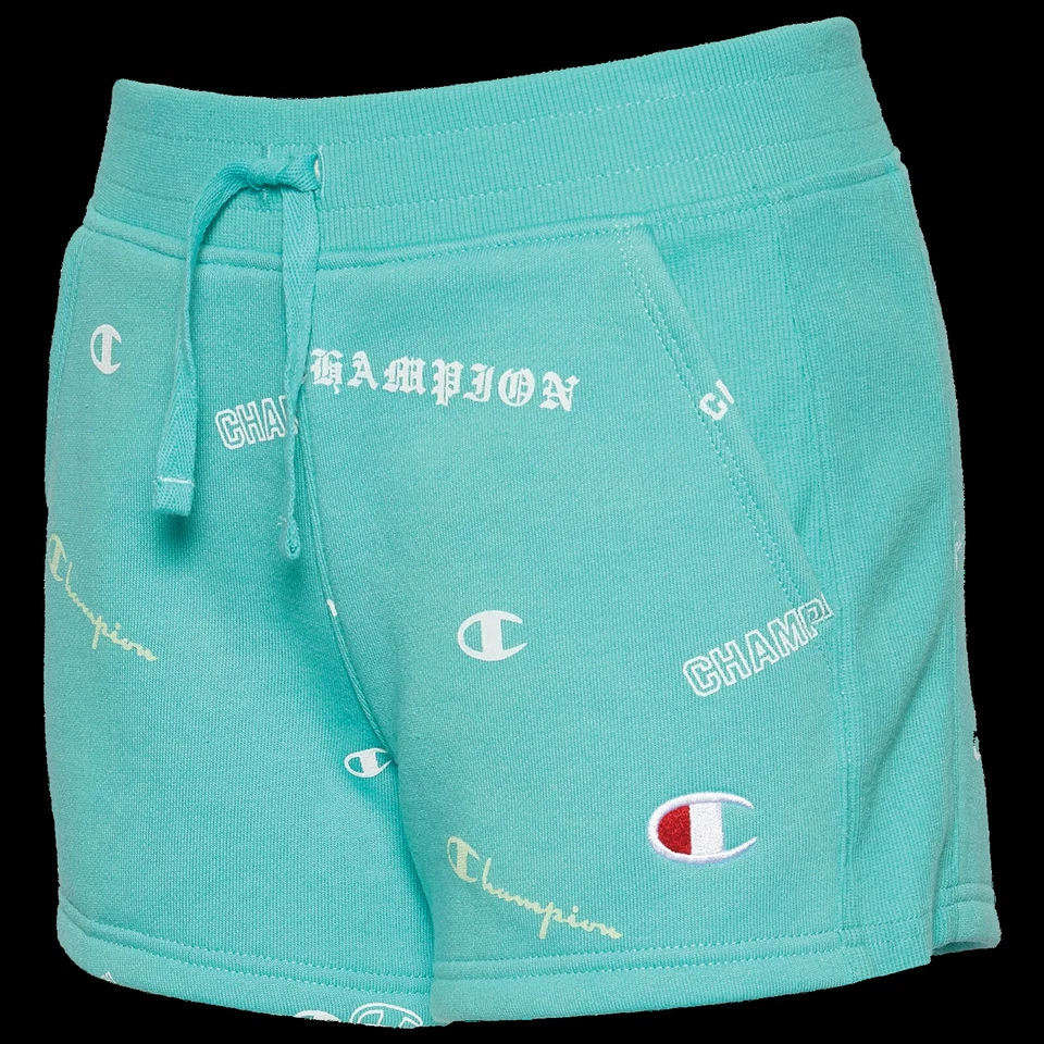 Pantalones cortos mixtos con logo para niñas Champion CLG632 CLS632 PVP $32 ¡VENTA de vacaciones! NUEVO con ETIQUETAS Foto 1 de 1