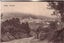 FIUGGI VIAGGIATA  1915 PANORAMA PARTICOLARE