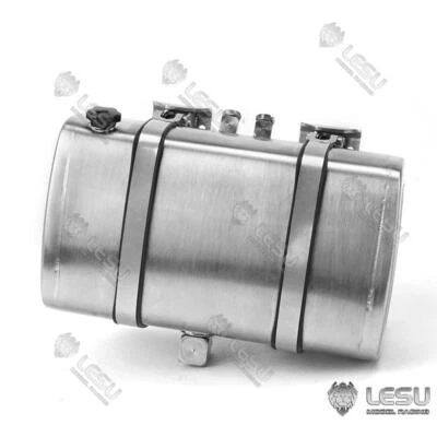 LESU 95MM Metal Hydraulic Oil Tank Part For 1/14 For TAMIYA Tractor Truck Dumper - Image 1 of 4