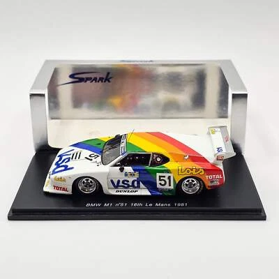 Spark BMW M1 #51 Oreca BMW Italia-Francia Le Mans 1981 escala 1/43 S1581 Foto 1 de 4