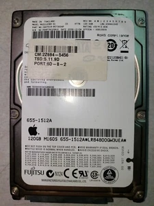 Fujitsu 120Gb, MHZ2120BH, pn: CA07018-B57300AP, 2008-12-04 - Picture 1 of 1