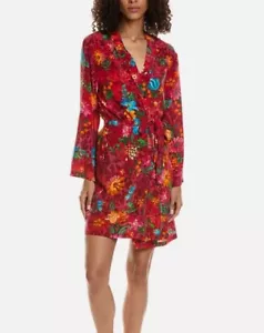 🌺NWT Johnny Was Evelyn Floral Silk Cozy Lounge Wear Robe X-Large - Picture 1 of 3