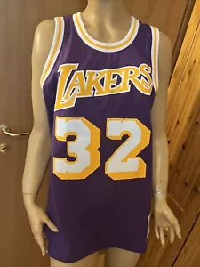 Mitchell & Ness NBA Authentic Road Jersey LA Lakers 1984-85 Magic Johnson sz L - Picture 1 of 15