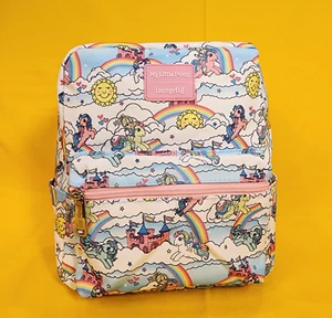 Loungefly My Little Pony Sky Scene AOP Nylon Square Mini Rucksack NEU - Bild 1 von 11