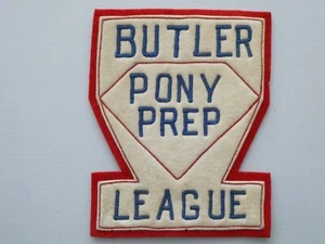 VINTAGE BUTLER BASEBALL PONY PREP LEAGUE LARGE PATCH - Picture 1 of 2