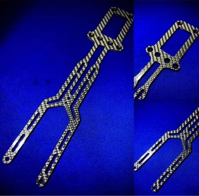 Custom silver specification Yokomo YD-2ZX carbon upper deck Warabiyama Carbon - Image 1 of 4