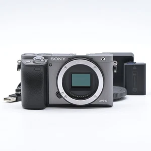 Sony Alpha a6000 Body Graphite Gray ILCE-6000 H (Count 1652) [Top Mint] #10926 - Picture 1 of 8