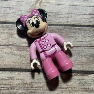 Lego Duplo Mini Minnie Mouse Disney Junior Figura Con Camisa Rosa y Arco Juguete Bloque - Imagen 1 de 2