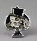 Wholesale 20 x Skull Ace Enamel Pin Badges