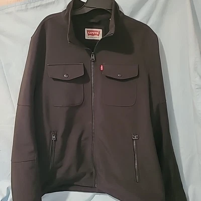 Levi's Men's Jacket Black  Size Large Button & Zipper Pockets Rn No 54163 EUC - Image 1 of 4