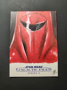 2013 Topps Star Wars Galactic Files Sketch Card Royal Guard by Tim Proctor 1/1 - Picture 1 of 2