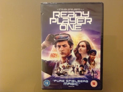 READY PLAYER ONE DVD - A STEVEN SPIELBERG FILM - BRAND NEW AND SEALED - Image 1 of 2