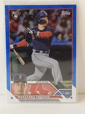 2023 Topps Rookie Debut Masataka Yoshida Blue Foil /999 - Image 1 of 3