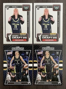 Paige Bueckers Dallas Wings Rookie Card LOT x4 Panini Draft Panini NSCC VIP - Picture 1 of 2