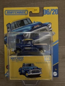 MATCHBOX - COLLECTORS 2025 1957 GMC STEPSIDE BLUE 06/20 Good year Tire Service - Picture 1 of 6