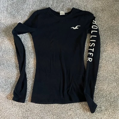 Top Y2K Hollister para mujer XS negro retro deletreado Bella Swan Elena Top Foto 1 de 4