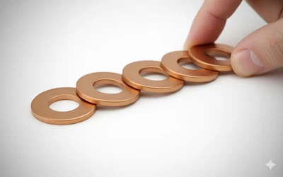 Fiat Linea 1.3 Multijet 2007-2017 inyector diésel arandelas Cooper F00RJ00345 x4 Foto 1 de 4