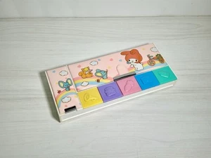 Vintage 1986 Sanrio MY MELODY Two-Sided Padded Vinyl Pencil Case Rarität - Bild 1 von 15