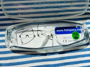 Gafas de lectura NANNINI Italia nuevas con etiquetas +3,00 GRIS DELFÍN especificaciones planas 100 % compactas UV - Imagen 1 de 4