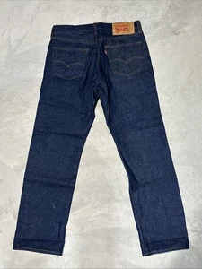 Levi’s 501 XX Men’s Jeans SZ 33x30 Dark Wash Button Fly Straight Leg Denim - Picture 1 of 16