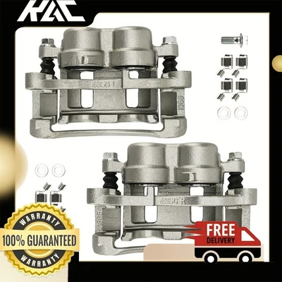 Pair Front Brake Calipers with Brackets For 98-01 GMC Jimmy All Engines 18B4694 - Image 1 of 4