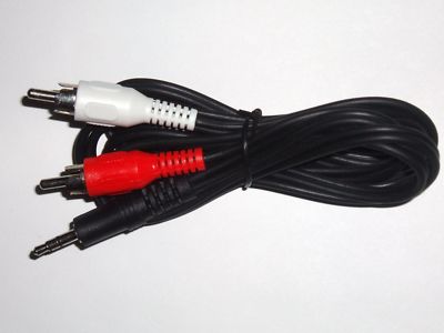 6Ft 3.5mm Mini Plug to 2 RCA Male Stereo Audi...