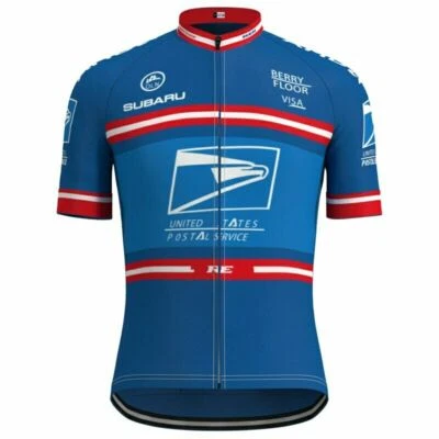 Camiseta deportiva de ciclismo de manga corta Team United States Postal Service para hombre Foto 1 de 4