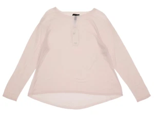 Eileen Fisher L27939 Womens Pink Opal Bateau Neckline Top Size M - Picture 1 of 4