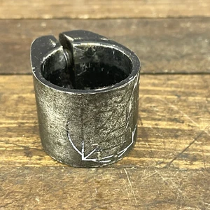 Free Agent BMX Seatpost Clamp 28.6 Double Clamp  Black 2 Bolt 90s Old School - Picture 1 of 10