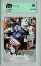 Kyle Pitts 2021 Leaf Football #24 Rookie Card PGI 10