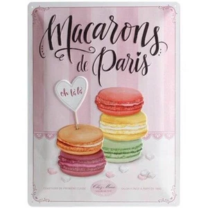 Blechschild Metallschild 30 x 40 cm -Home & Country - Macarons - Picture 1 of 5