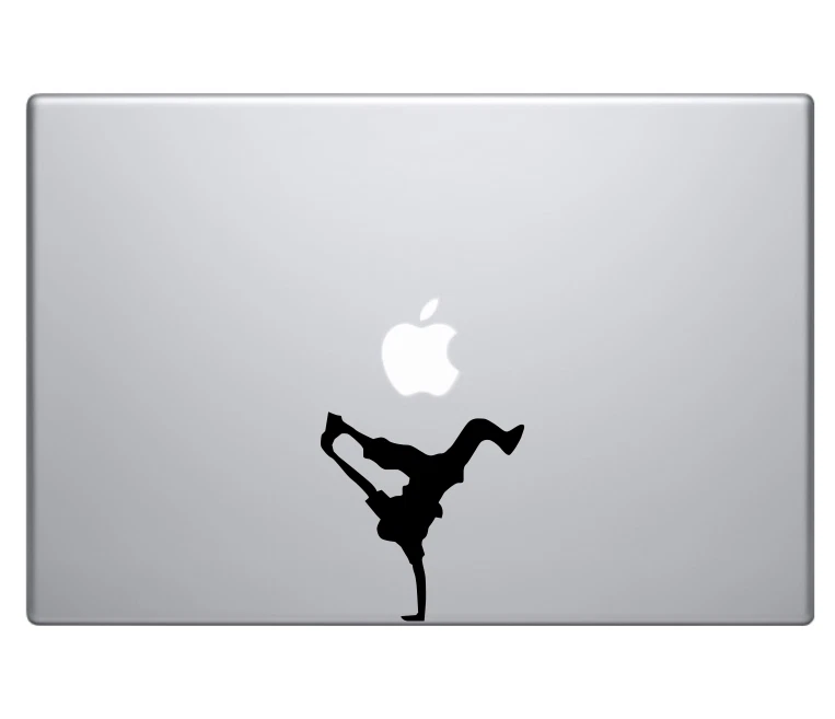Calcomanía de vinilo Breakdancing Bboy pegatina computadora portátil Macbook Pro aire coche ventana calcomanía Foto 1 de 3